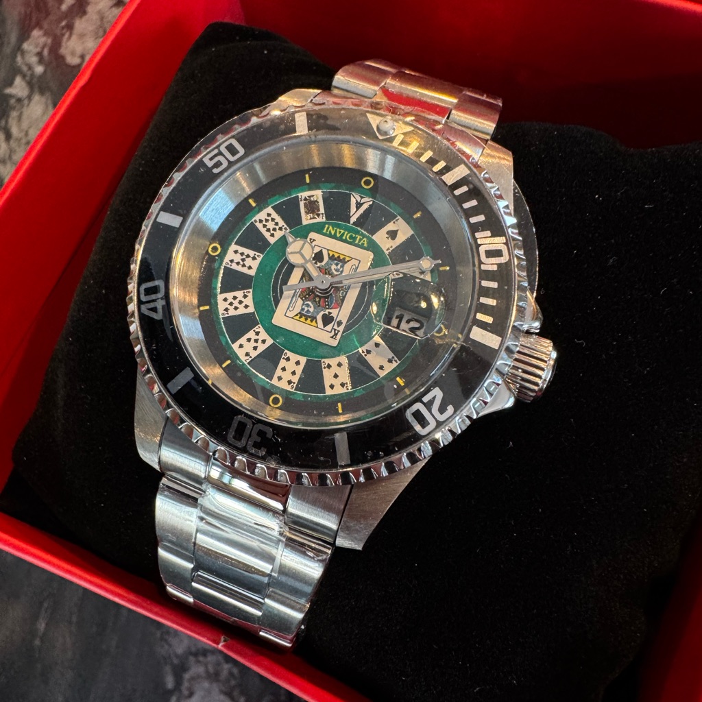 Invicta Pro Diver X House Of Cards Mens Watch  40mm Black 50524